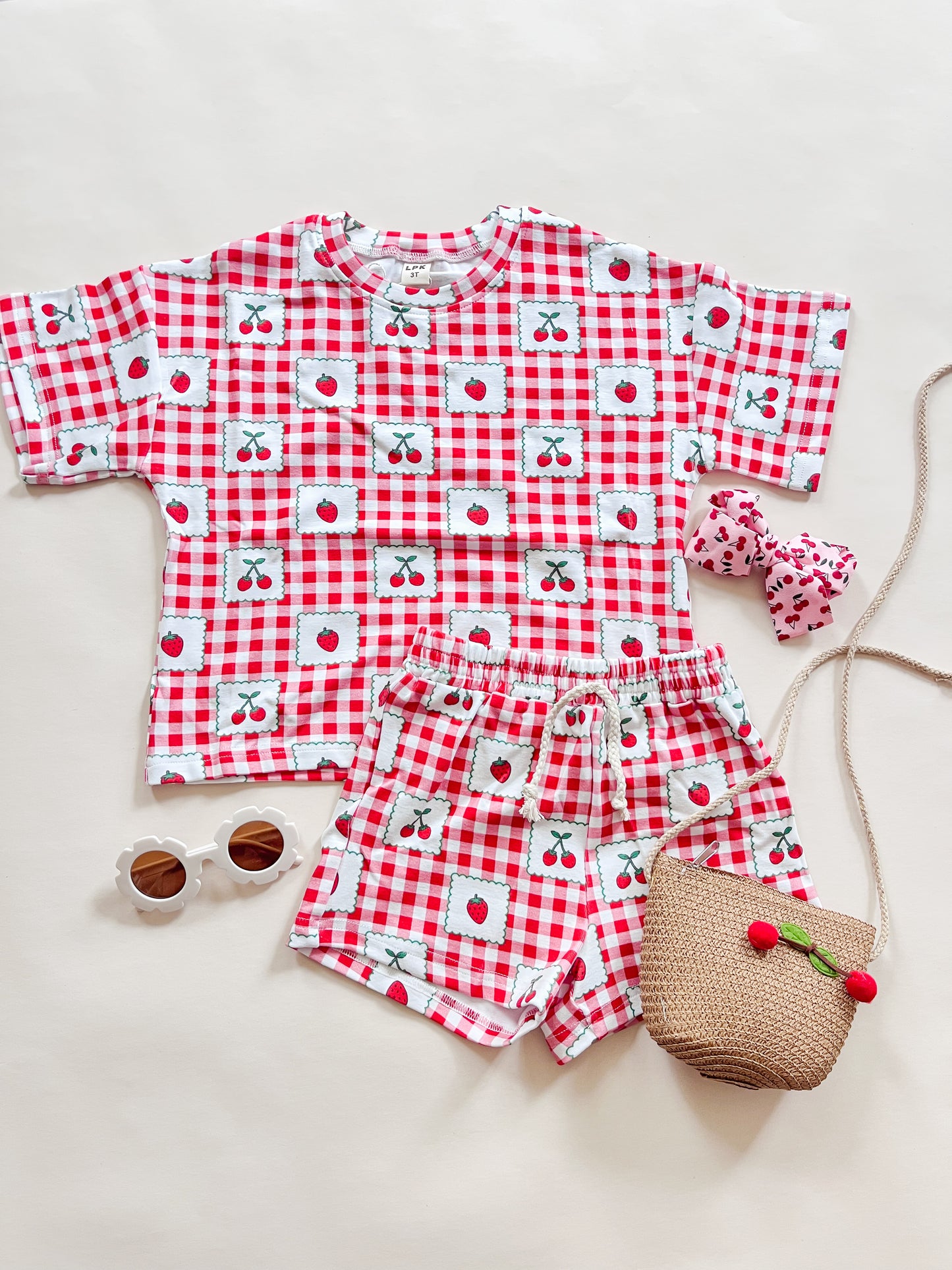 BERRY SWEET SHORTS SET