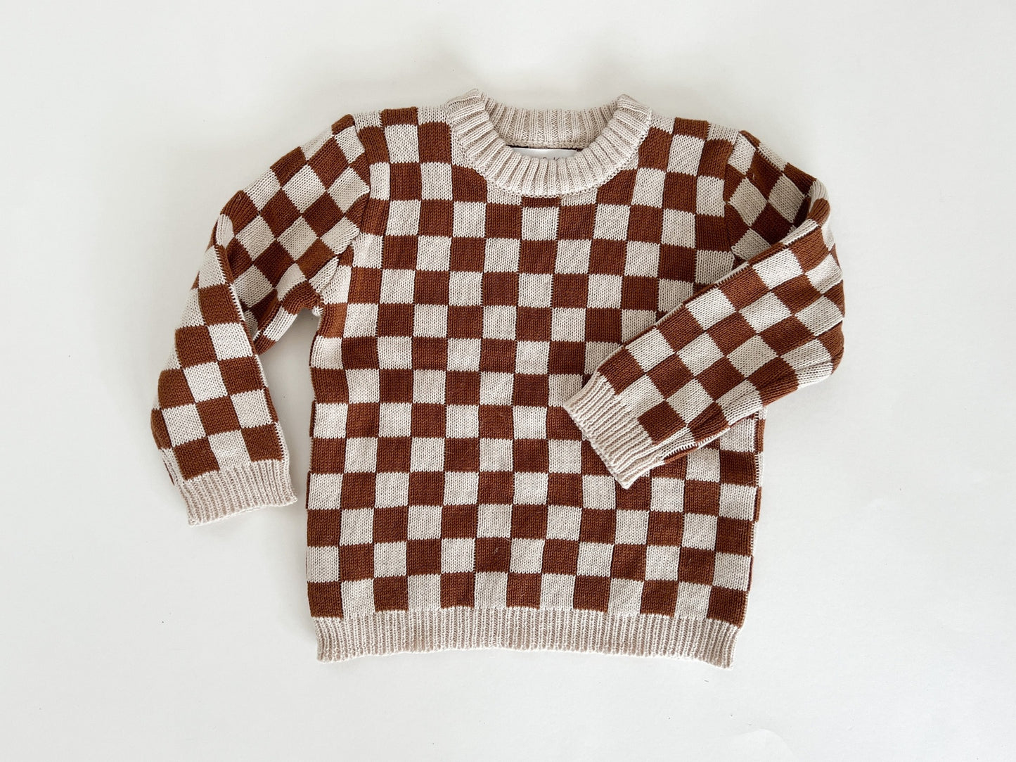 CHECK ME OUT KNIT SWEATER