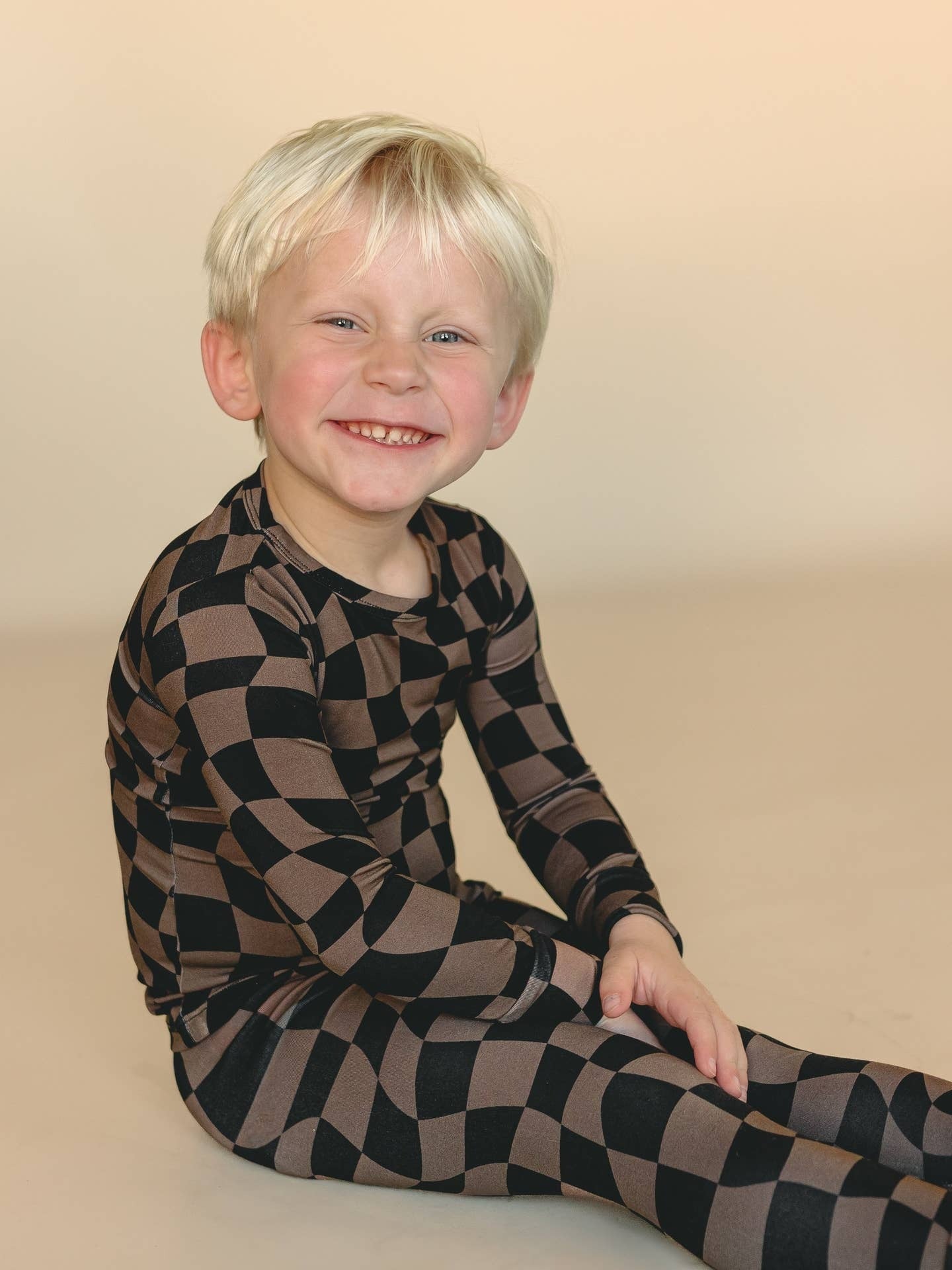COZY CHECK BAMBOO PJ SET