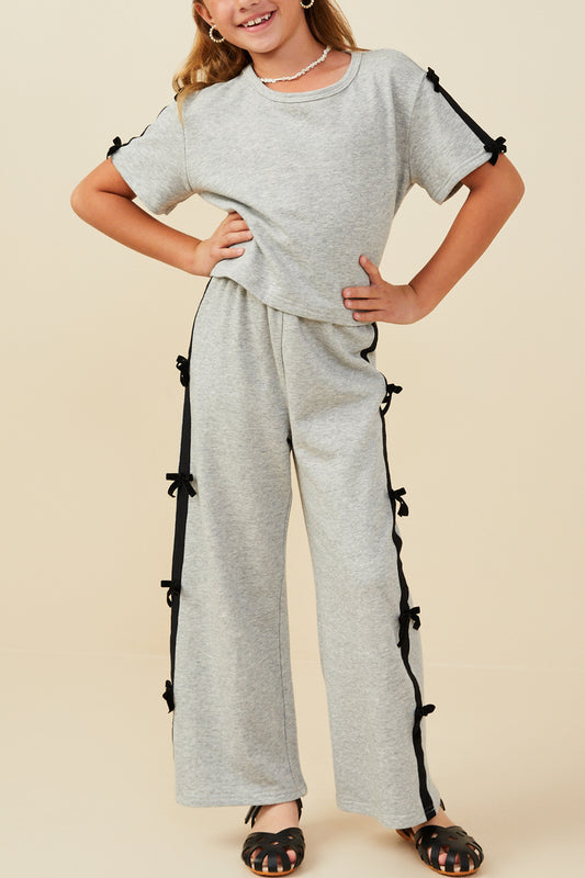 SUGAR STRIPE FRENCH TERRY TOP