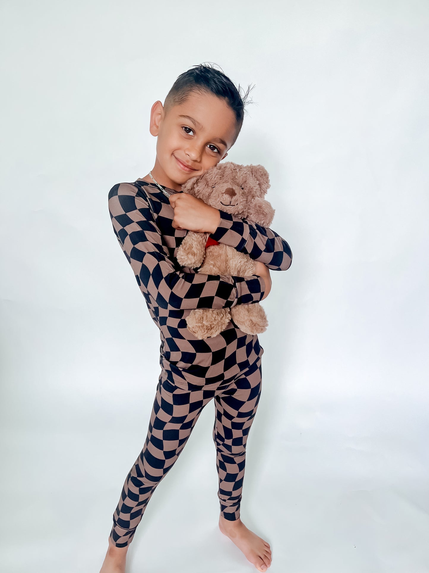 COZY CHECK BAMBOO PJ SET