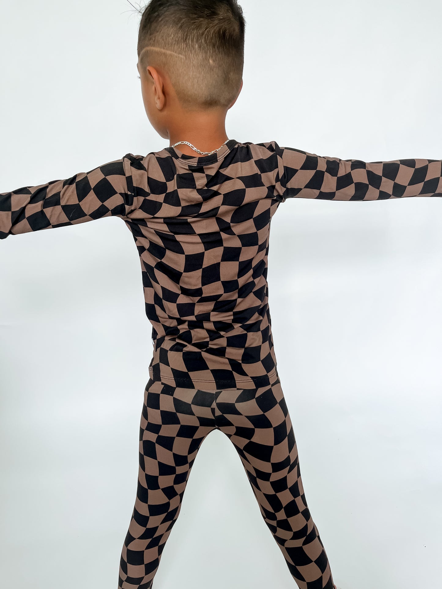 COZY CHECK BAMBOO PJ SET