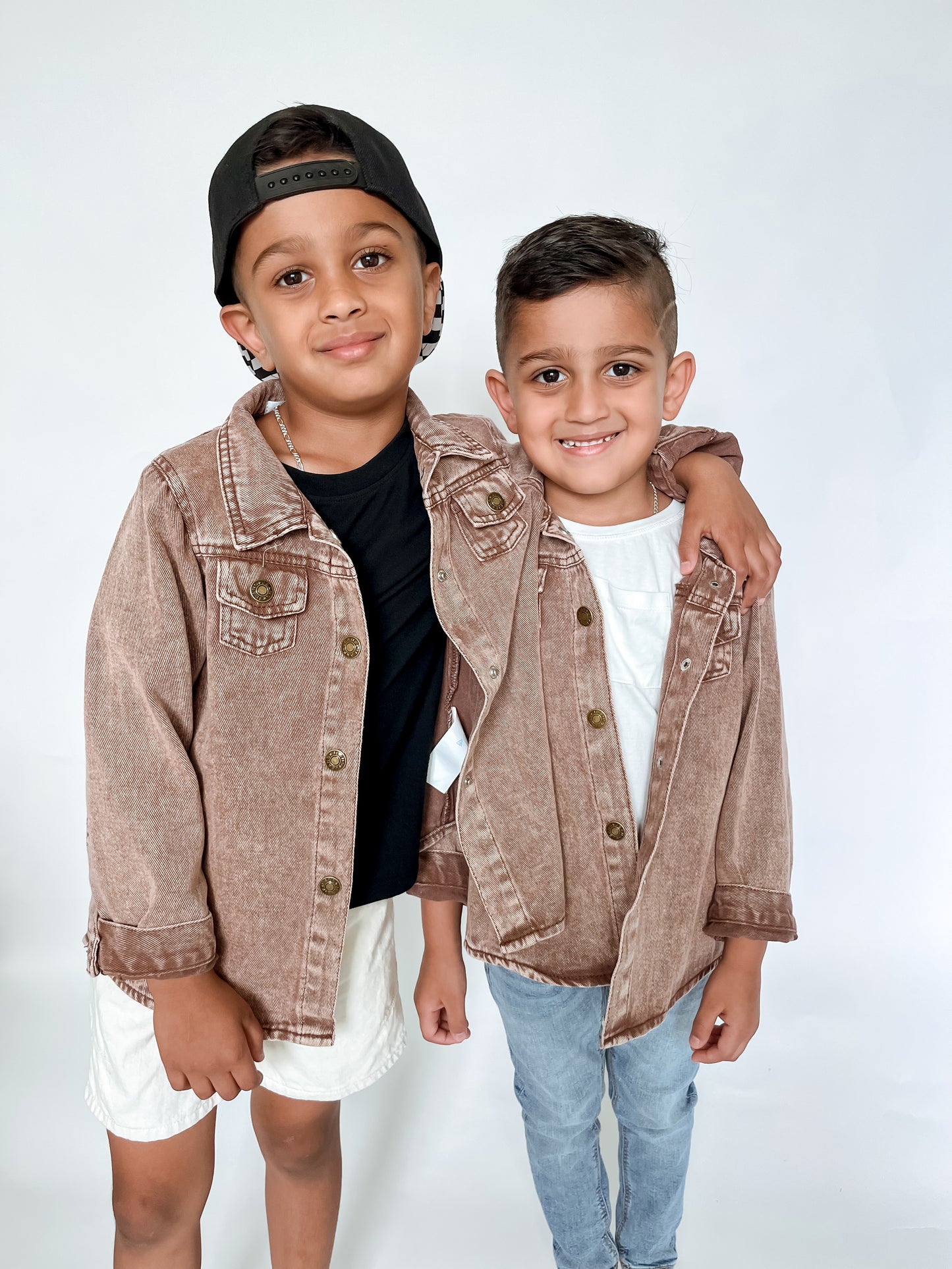 SYDNEY BROWN DENIM JACKET