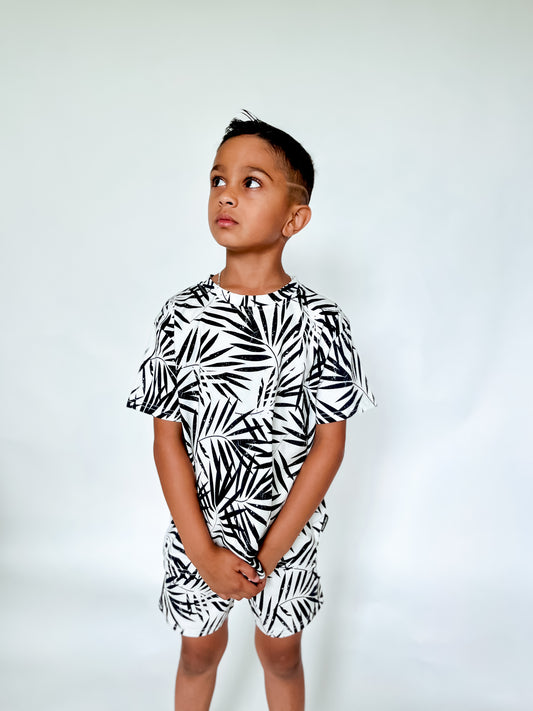 PALM PARADISE SHORTS SET