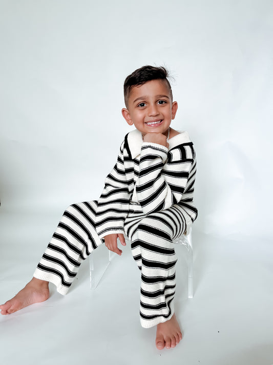 LITTLE LINES KNIT SET