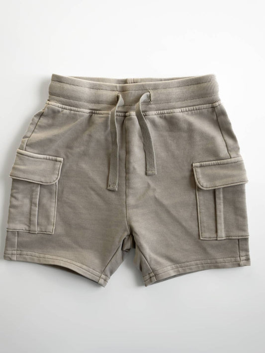 OFF DUTY WASHED CARGO SHORTS