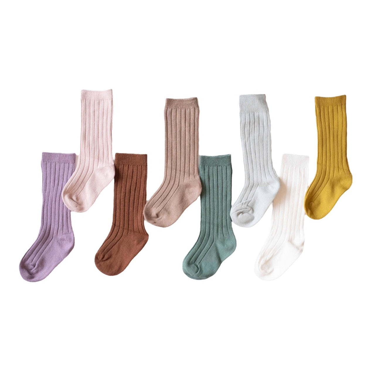 ORGANIC KNEE HIGH RIBBED SOCKS