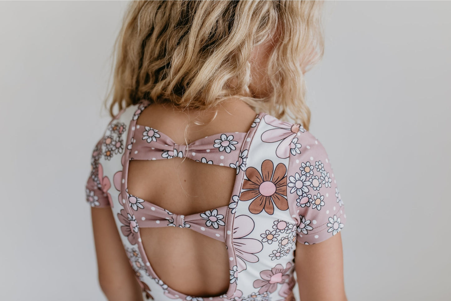 RETRO FLOWERS LEOTARD