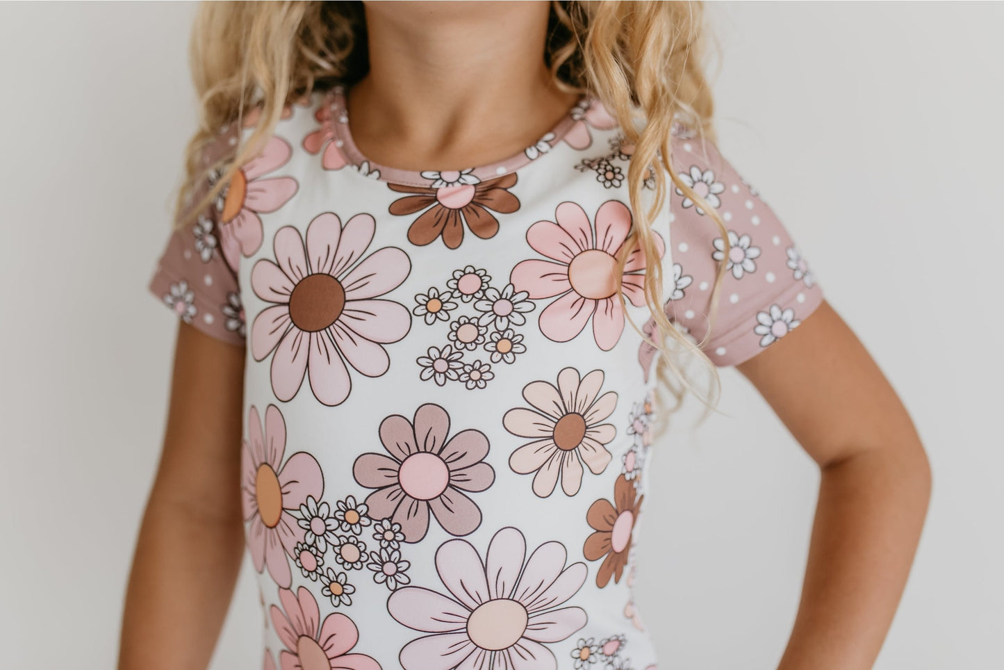 RETRO FLOWERS LEOTARD