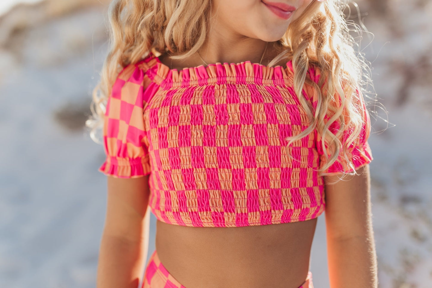 SUNNY SQUARES SWIMSUIT