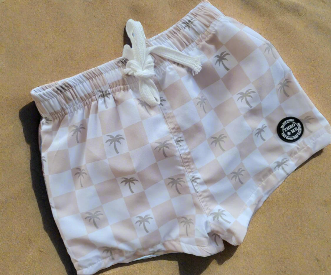 SURF GRID SWIM TRUNKS