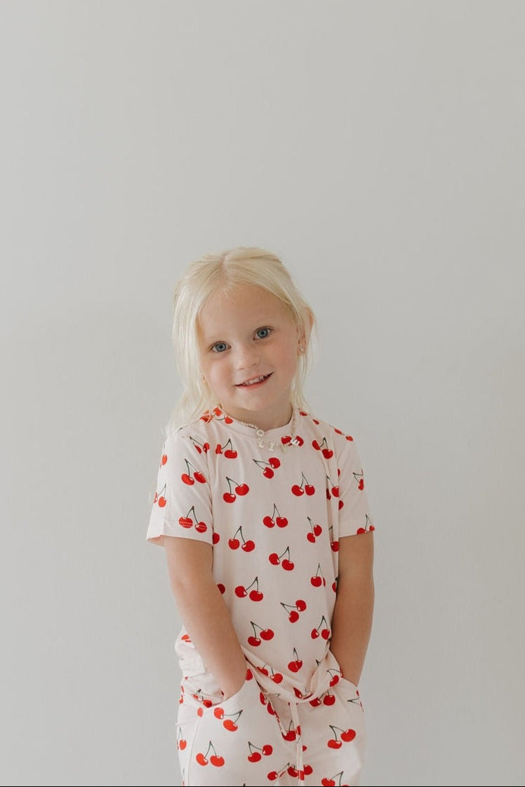 SWEET AS A CHERRY BAMBOO PJ SET