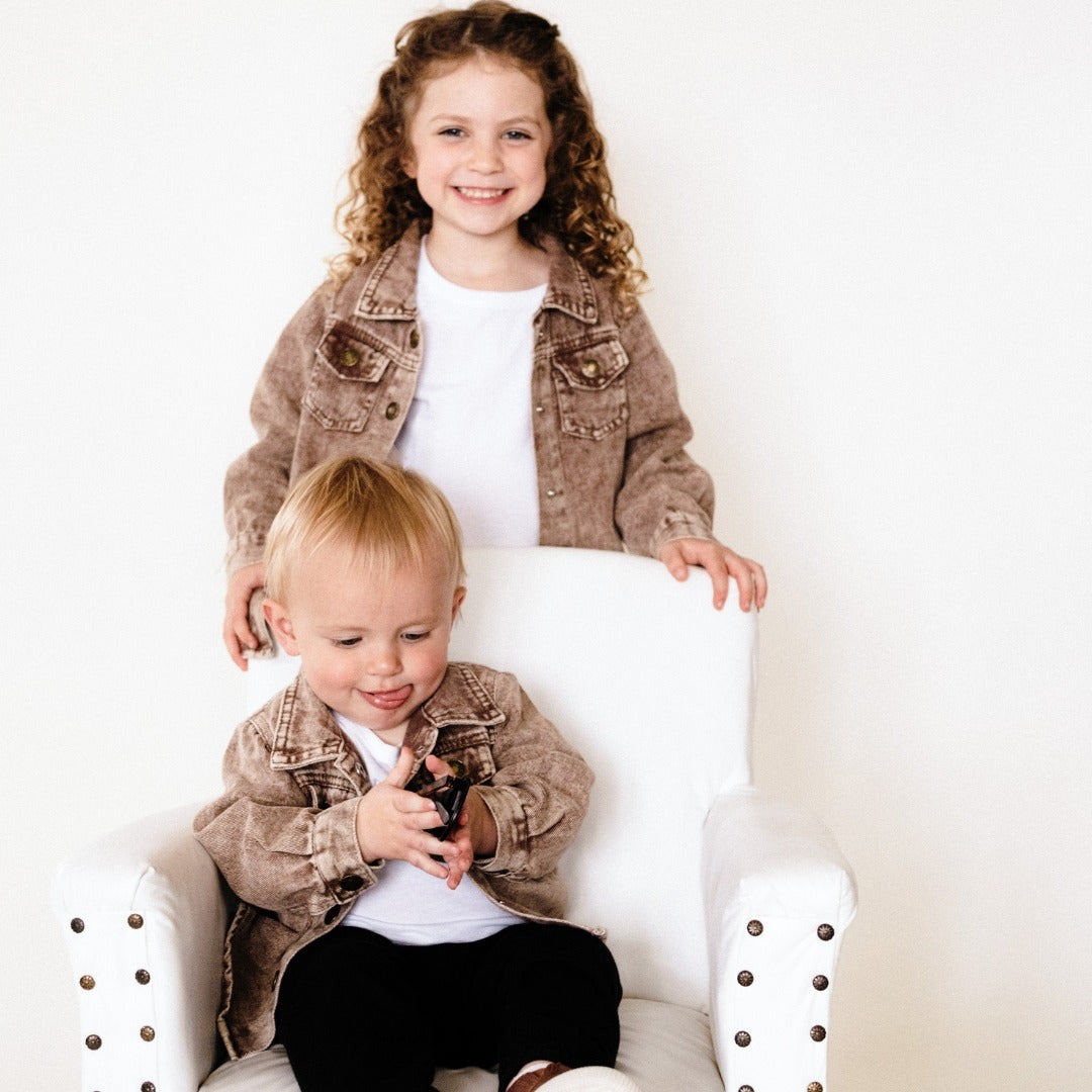 SYDNEY BROWN DENIM JACKET