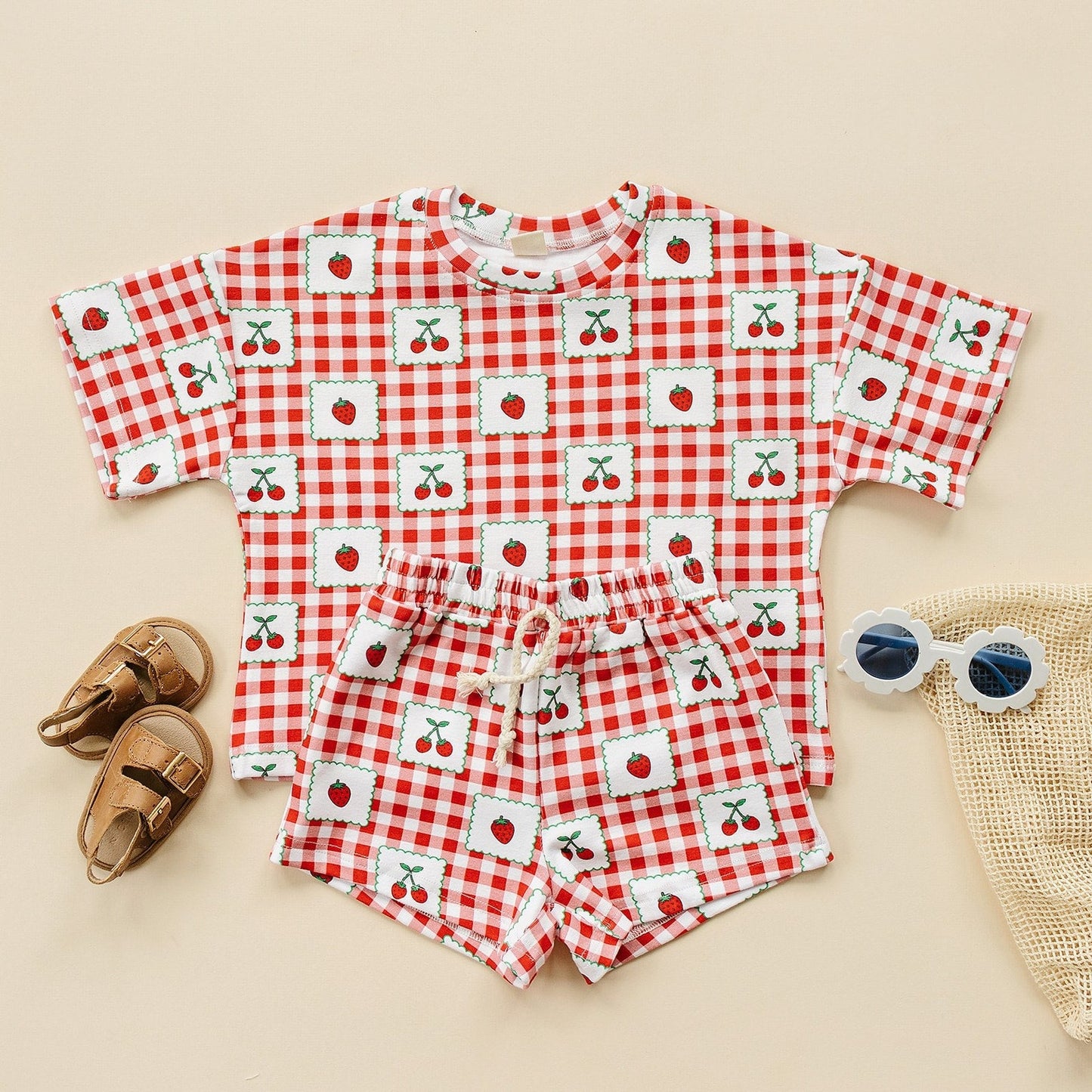BERRY SWEET SHORTS SET