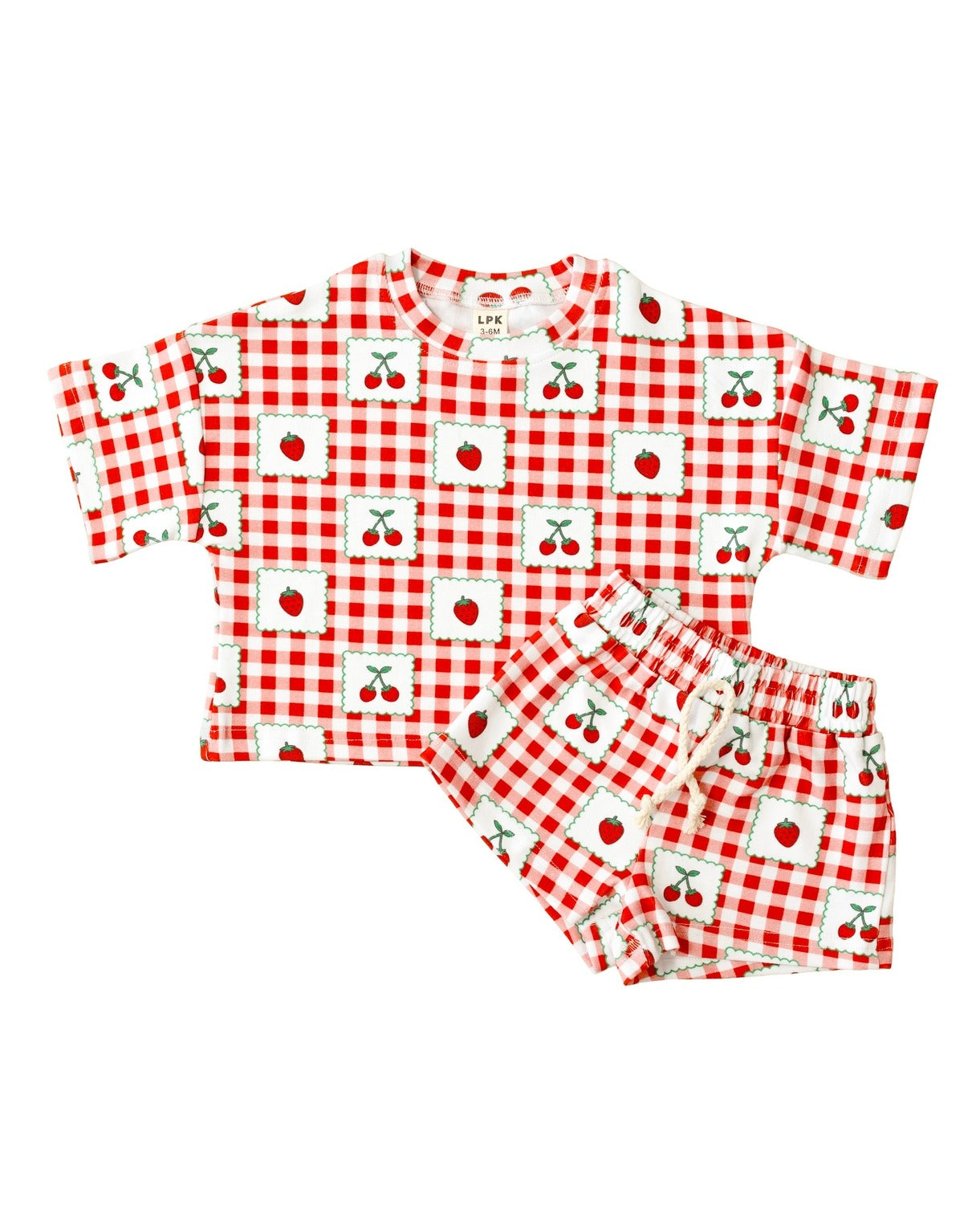 BERRY SWEET SHORTS SET