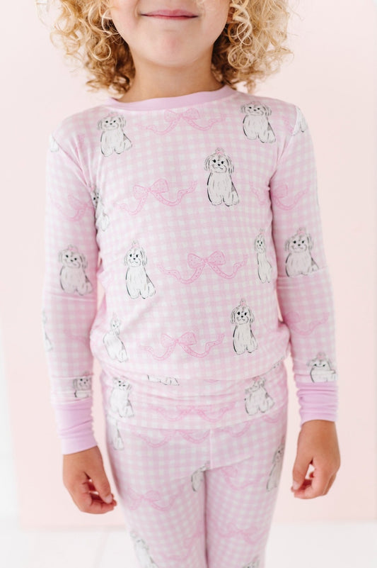 BOWS AND BARK BAMBOO PJ SET