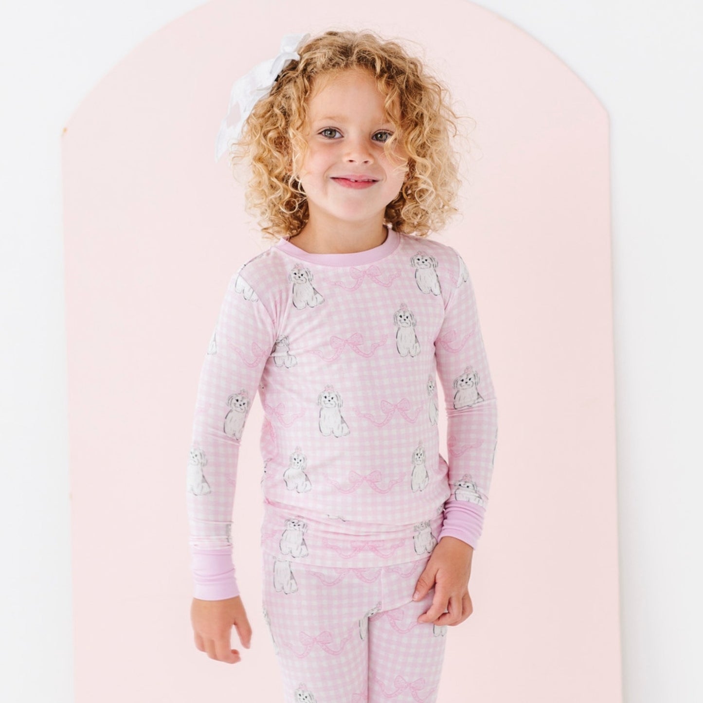 BOWS AND BARK BAMBOO PJ SET