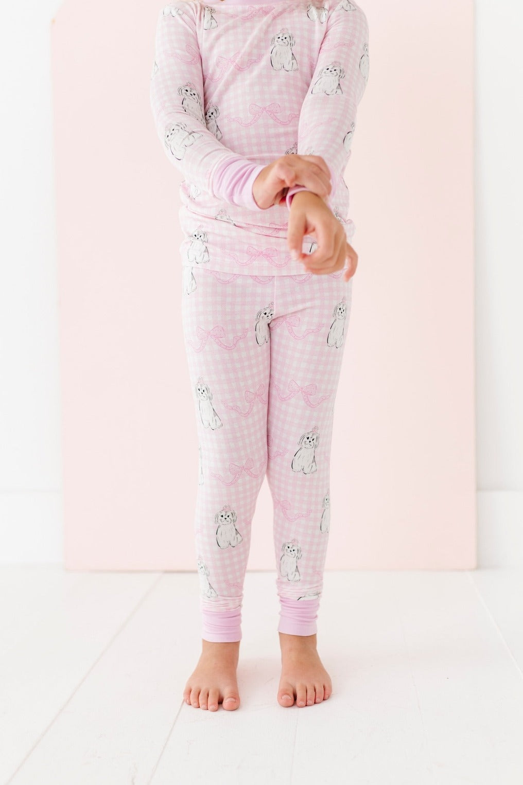 BOWS AND BARK BAMBOO PJ SET