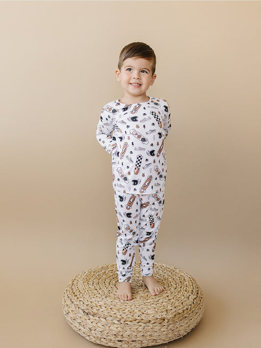 NIGHT RIDER BAMBOO PJ SET