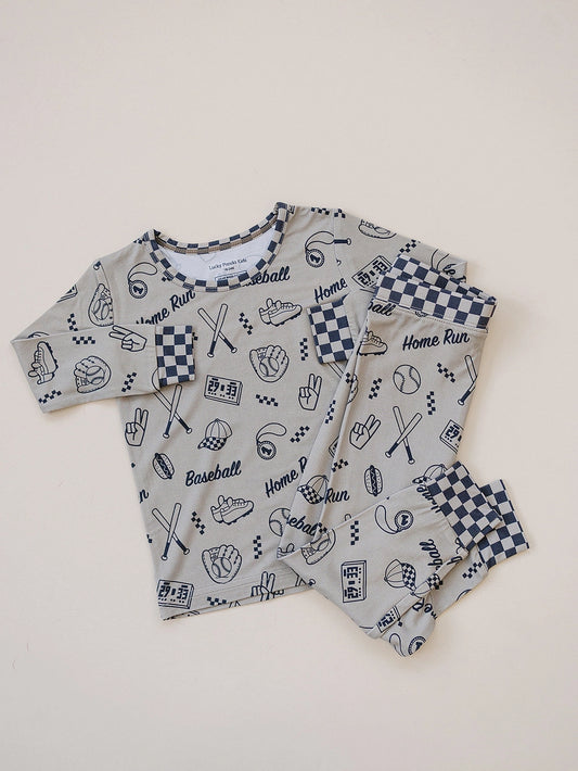 TAKE ME OUT TO BEDTIME BAMBOO PJ SET
