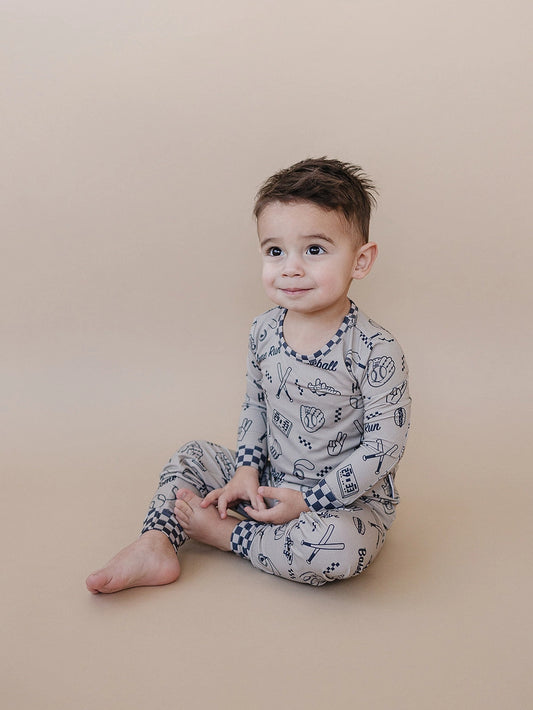 TAKE ME OUT TO BEDTIME BAMBOO PJ SET