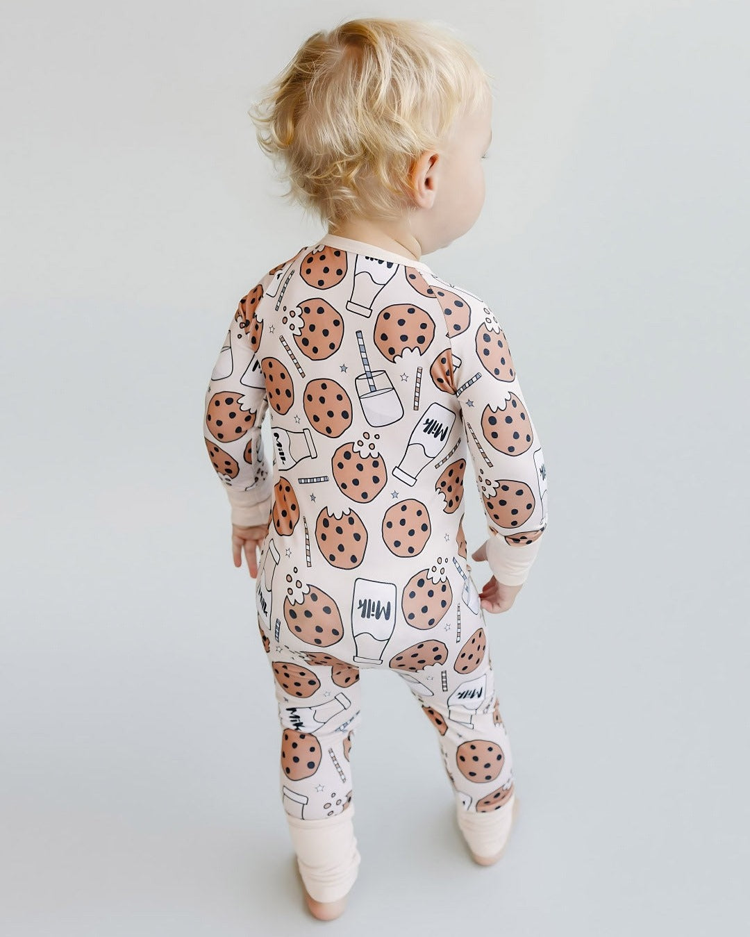GOT MILK BAMBOO ZIP ROMPER