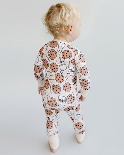 GOT MILK BAMBOO ZIP ROMPER