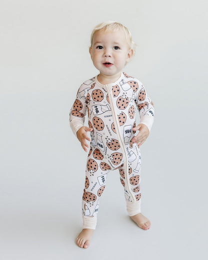 GOT MILK BAMBOO ZIP ROMPER