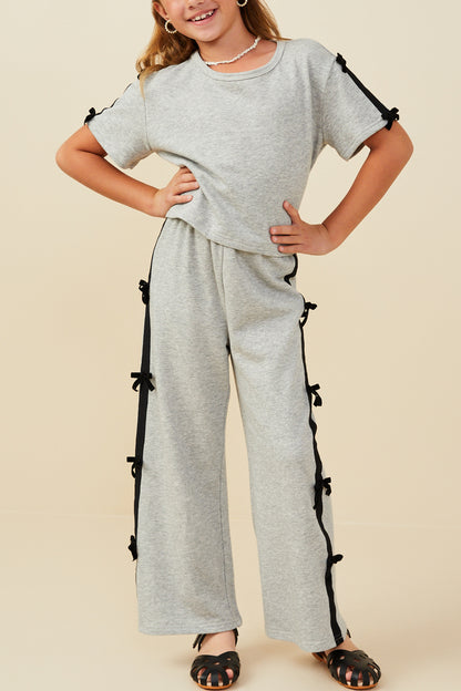 SUGAR STRIPE TERRY PANT
