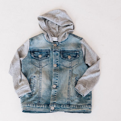 HAYDEN HOODED DENIM JACKET