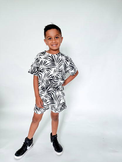 PALM PARADISE SHORTS SET