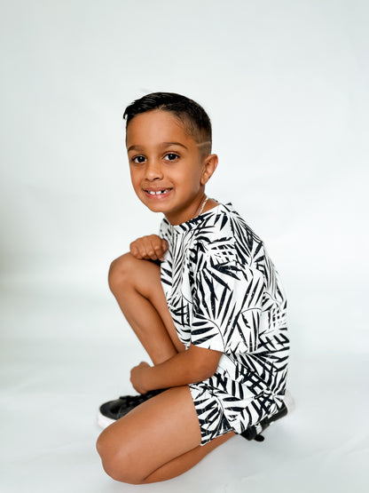 PALM PARADISE SHORTS SET
