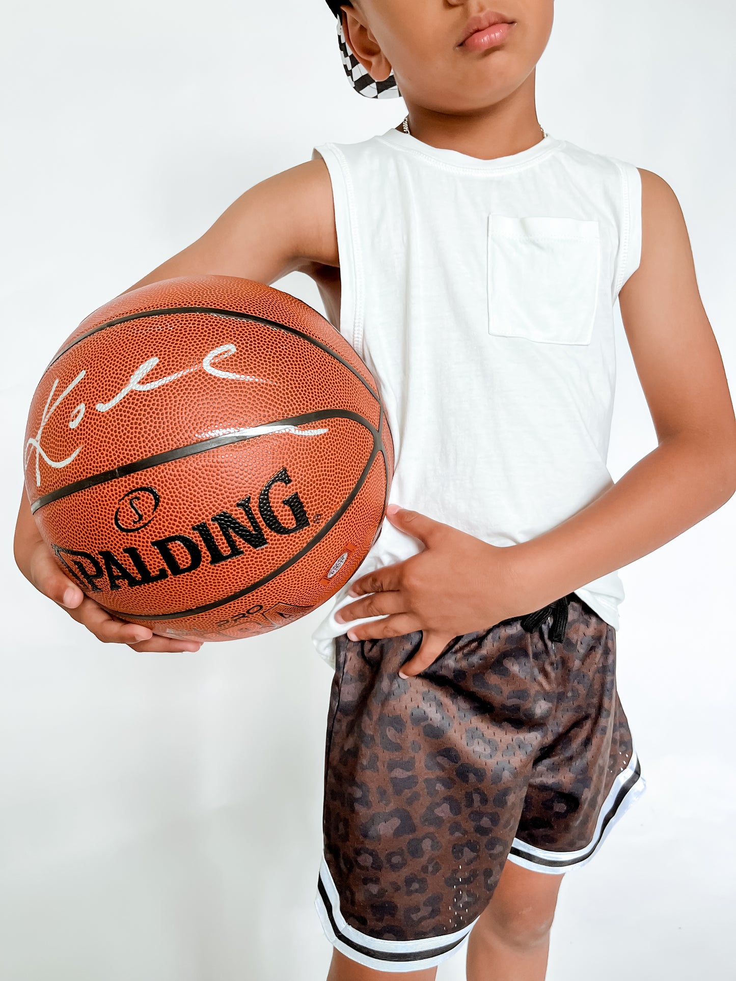 LEOPARD SPRINT MESH SHORTS