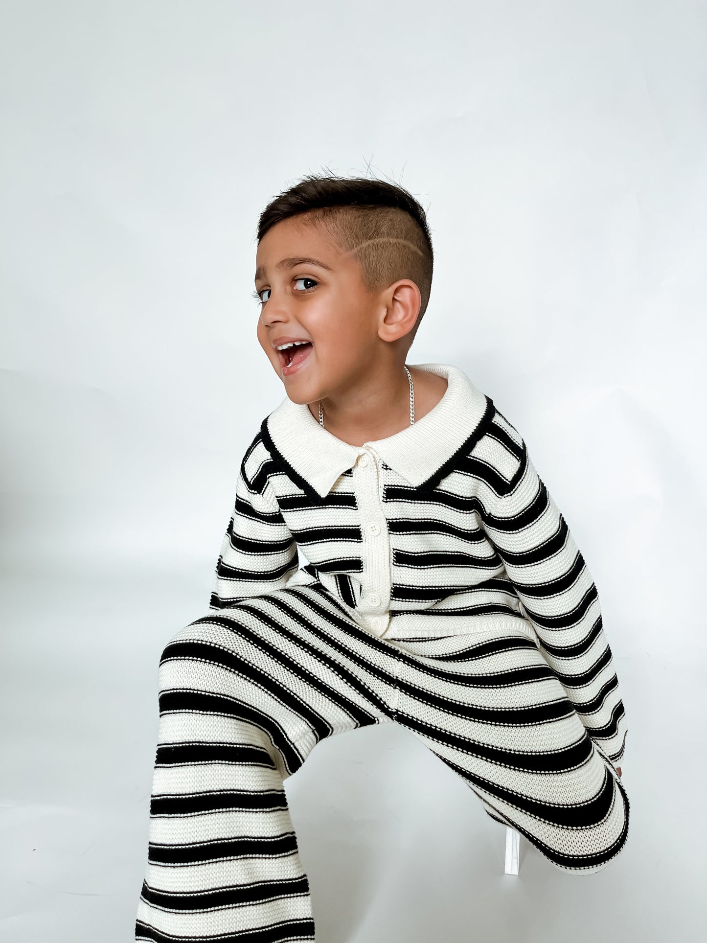 LITTLE LINES KNIT SET