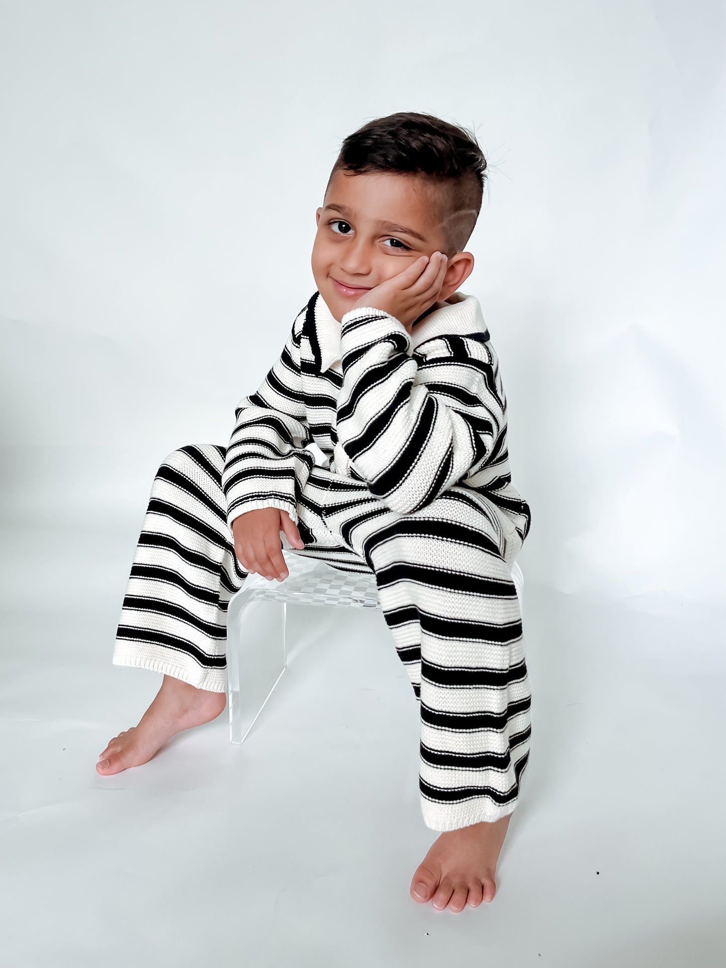 LITTLE LINES KNIT SET