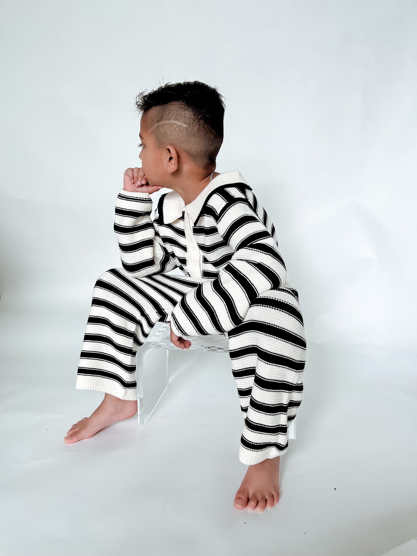 LITTLE LINES KNIT SET