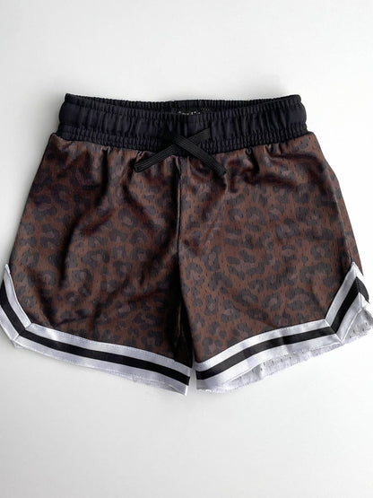 LEOPARD SPRINT MESH SHORTS
