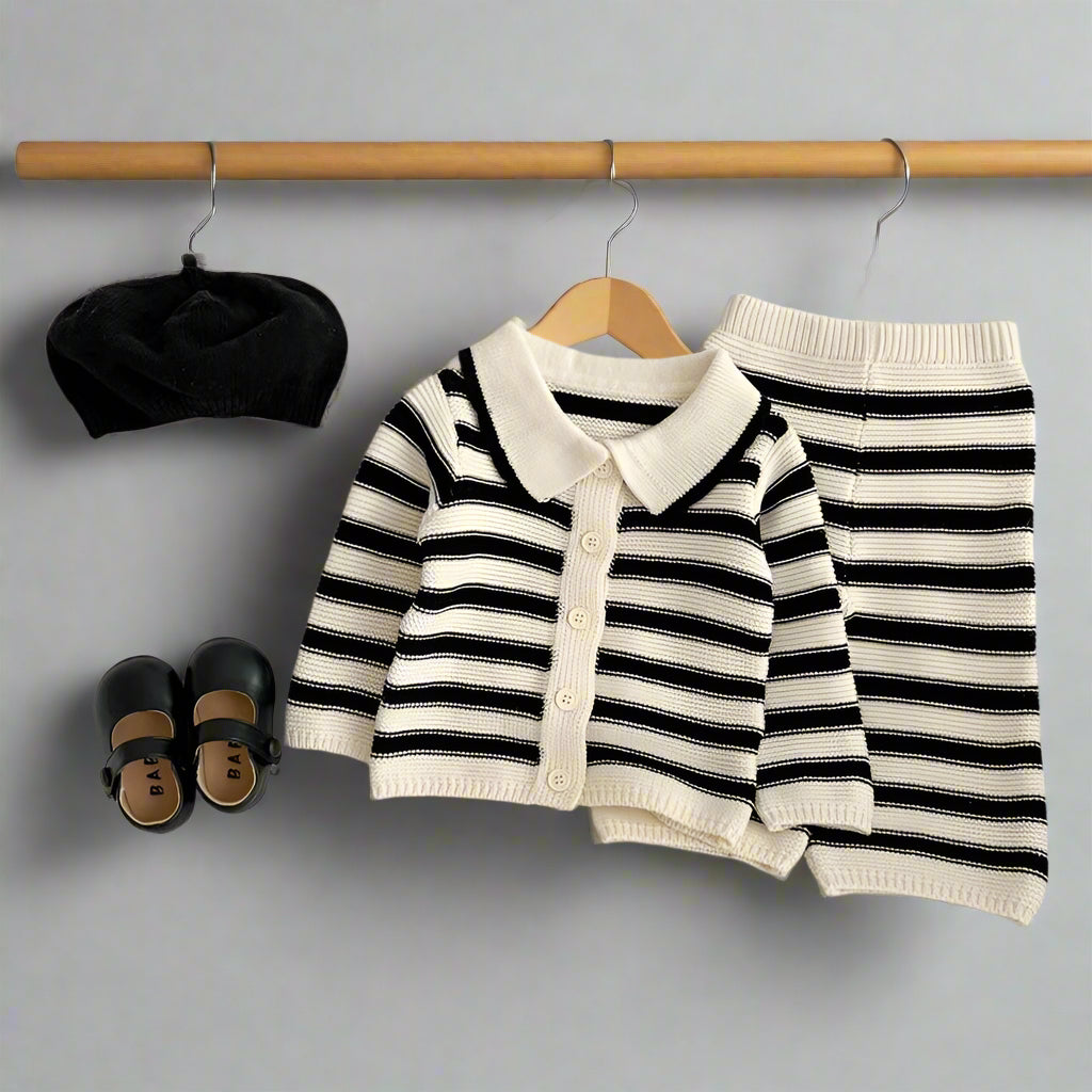 LITTLE LINES KNIT SET