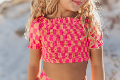 SUNNY SQUARES SWIMSUIT