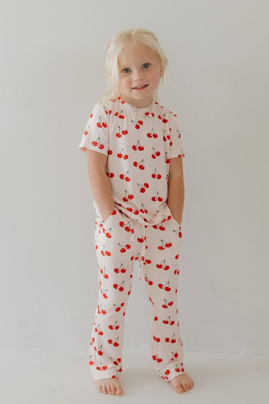 SWEET AS A CHERRY BAMBOO PJ SET