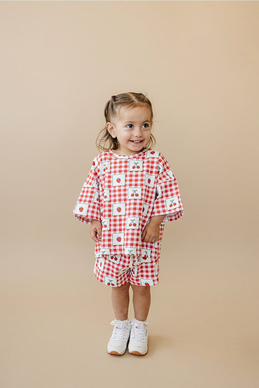 BERRY SWEET SHORTS SET