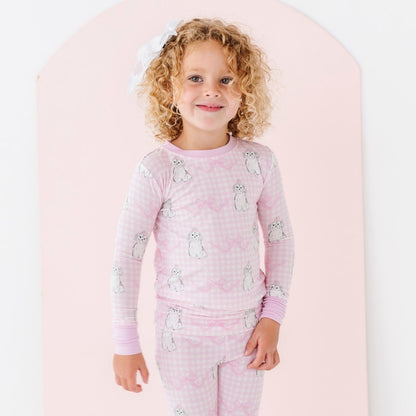 BOWS AND BARK BAMBOO PJ SET