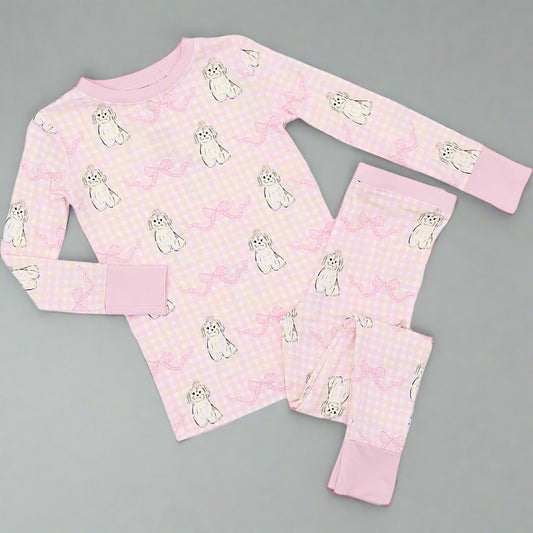 BOWS AND BARK BAMBOO PJ SET